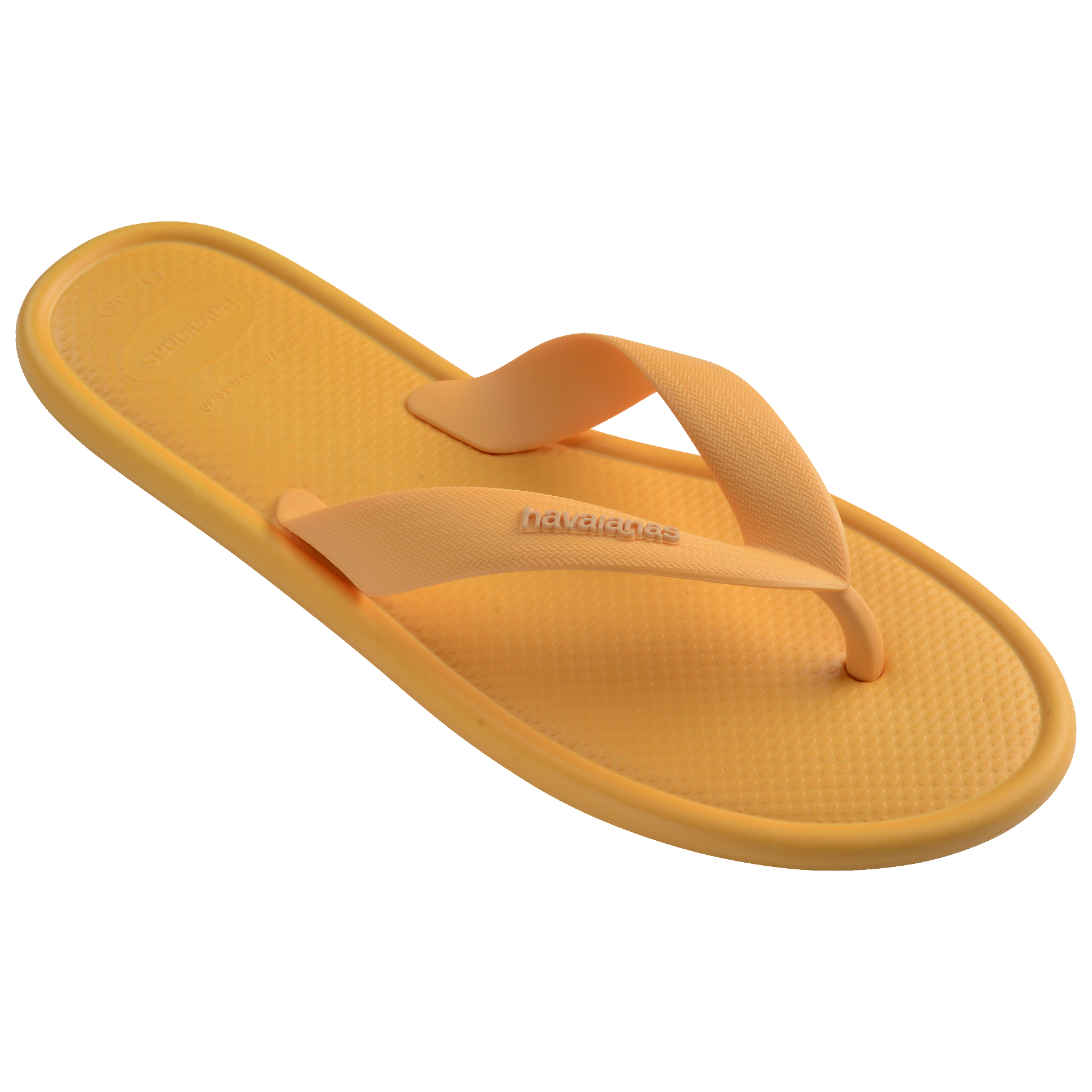 Women's Puffed Up Flip Flops - CAJA YELLOW